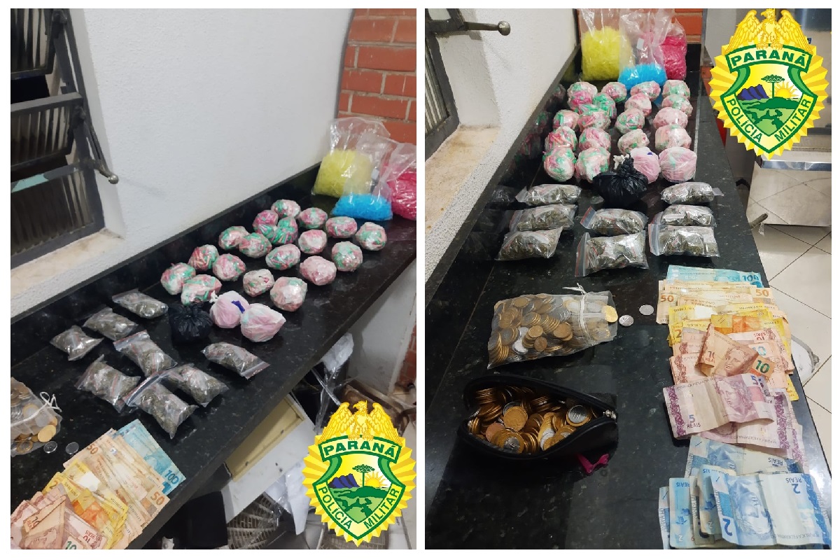 Policiais do 19º BPM participam da Operação Pronta Resposta e apreendem drogas em Londrina