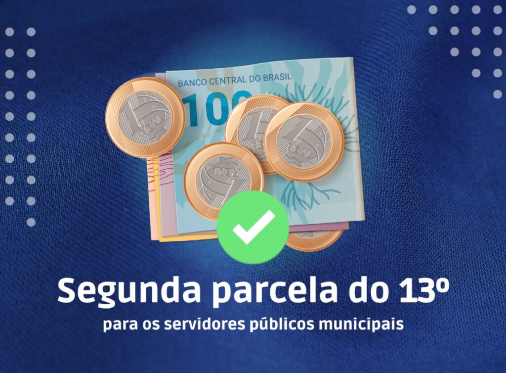 Segunda parcela do 13º será paga nesta sexta-feira (8) aos servidores públicos municipais de Maripá