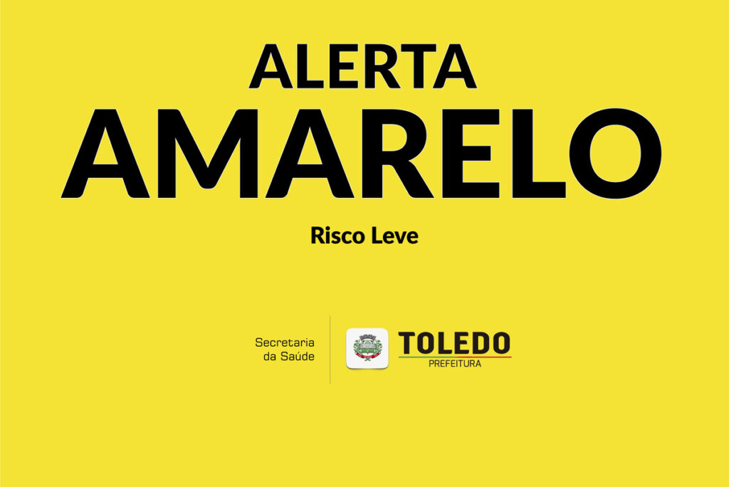 Quadro epidemiológico de Covid-19 em Toledo permanece em alerta amarelo