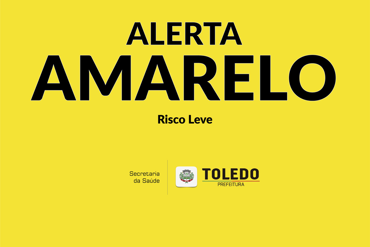 Quadro epidemiológico de Covid-19 em Toledo permanece em alerta amarelo