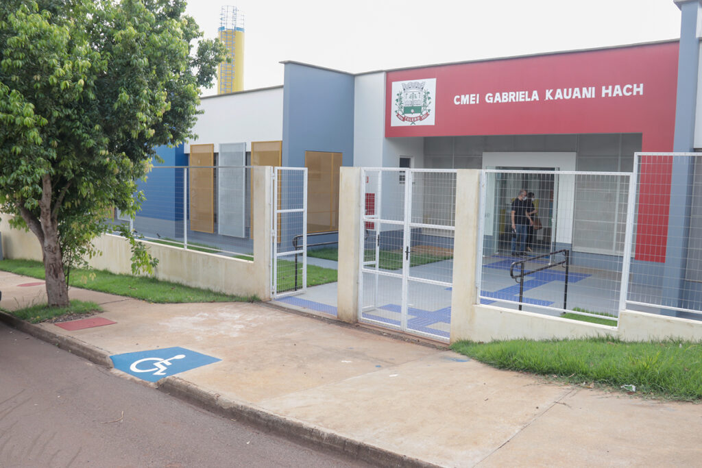 Cmei Gabriela Kauani Hach já está à disposição da comunidade do Jd. Carelli