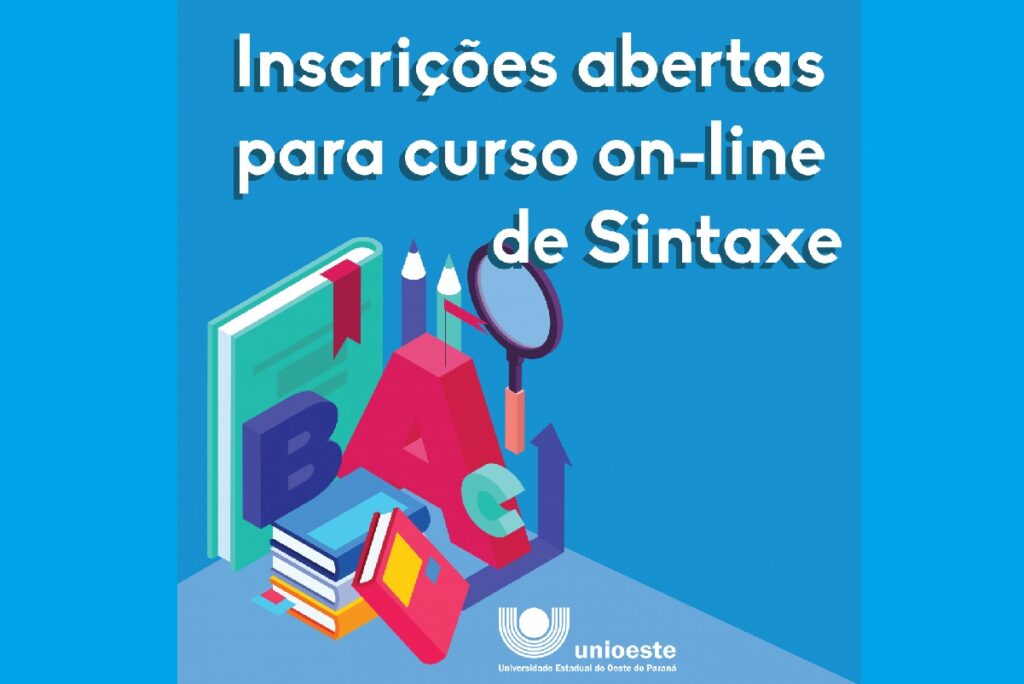 Unioeste: Inscrições abertas para curso on-line de Sintaxe