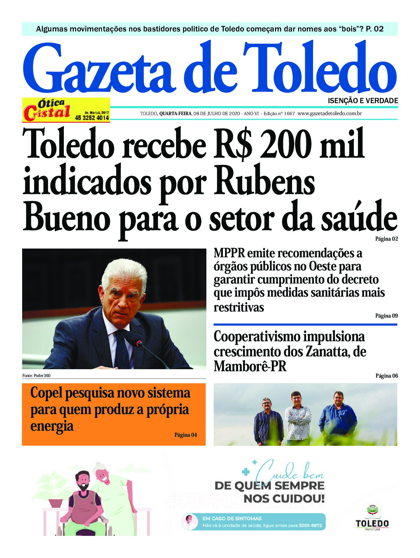 Edição em PDF-Lei que coloca mais R$ 500 mil de aporte na Garantioeste é sancionada
