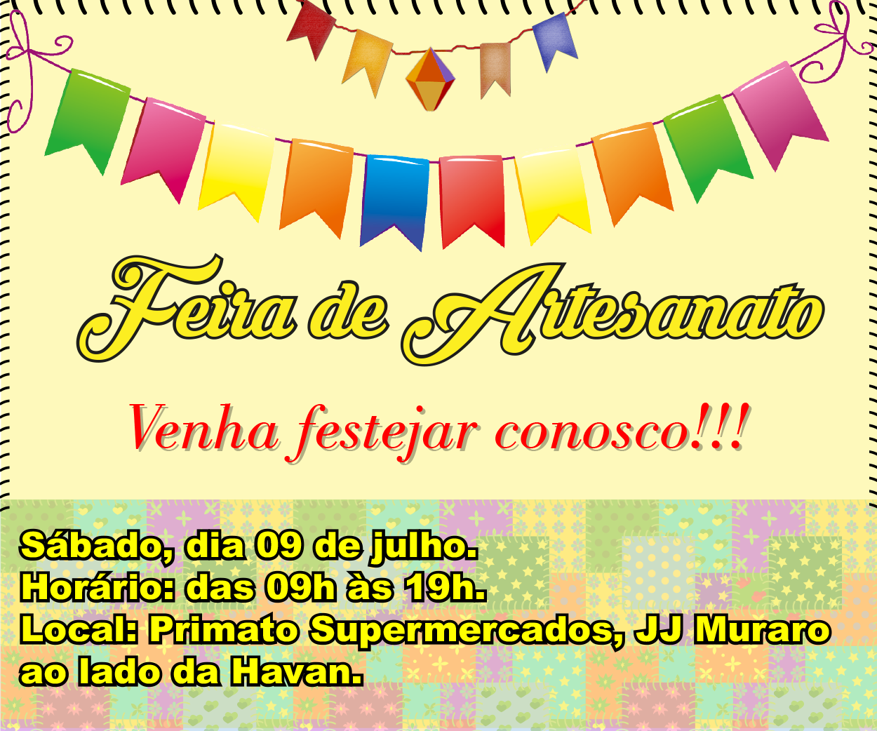 Entrega de tendas e apresentações marcam Feira de Arte e Artesanato