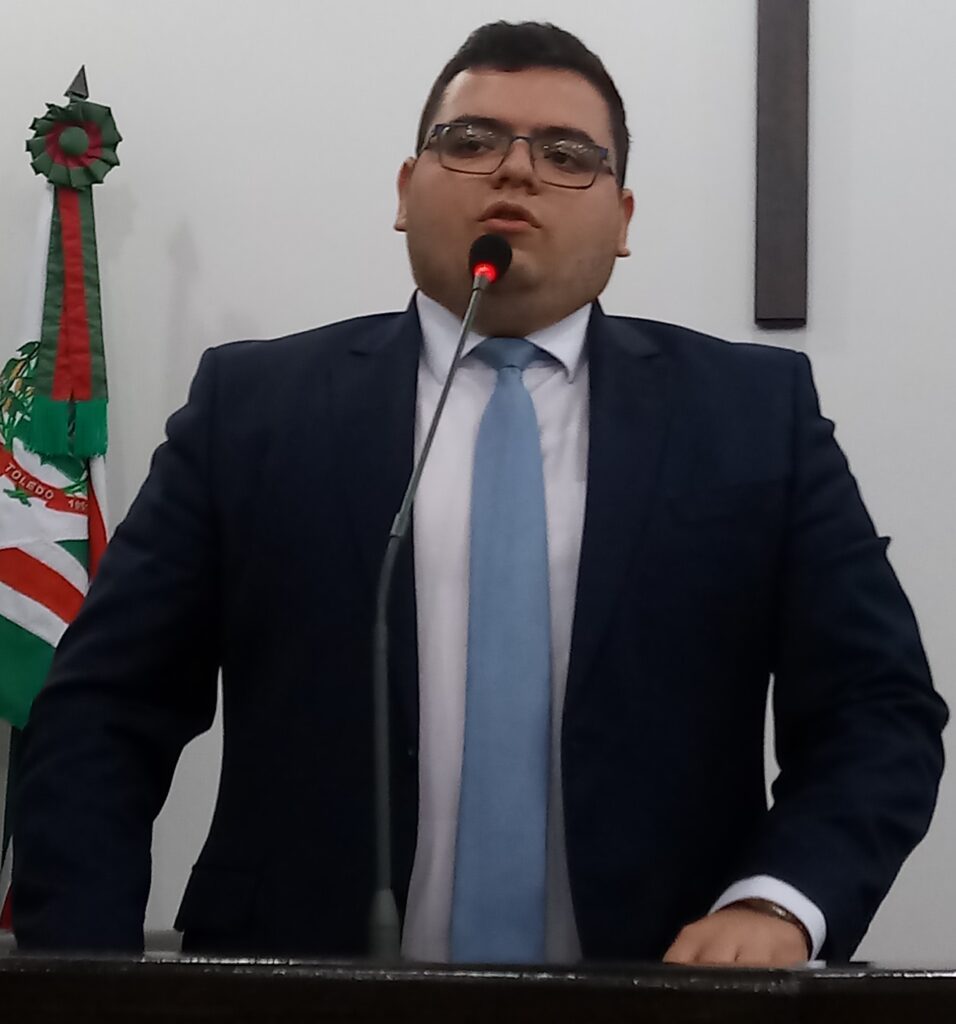 Vereador Gabriel Baierle se pronuncio na sessão ordinária de segunda-feira falando sobre a importância das doações de órgãos