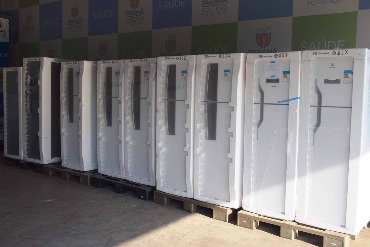 Paraná recebe 20 geladeiras e quatro câmaras frias do movimento Unidos pela Vacina