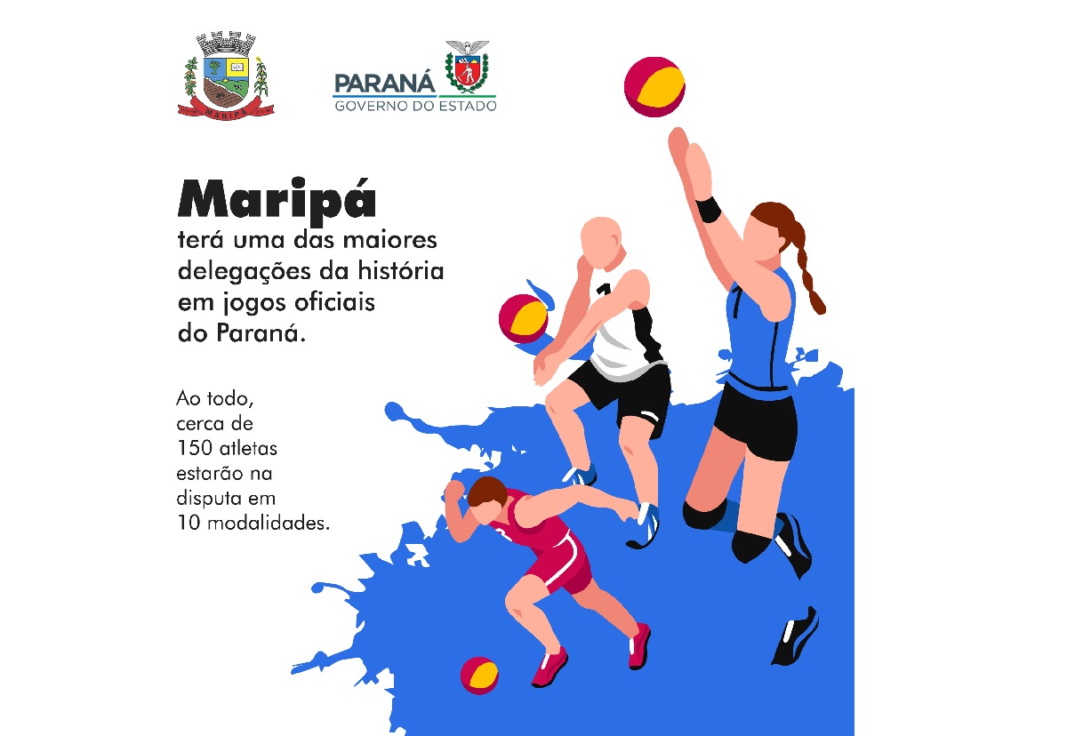Maripá terá uma das maiores delegações da história em jogos oficiais do Paraná