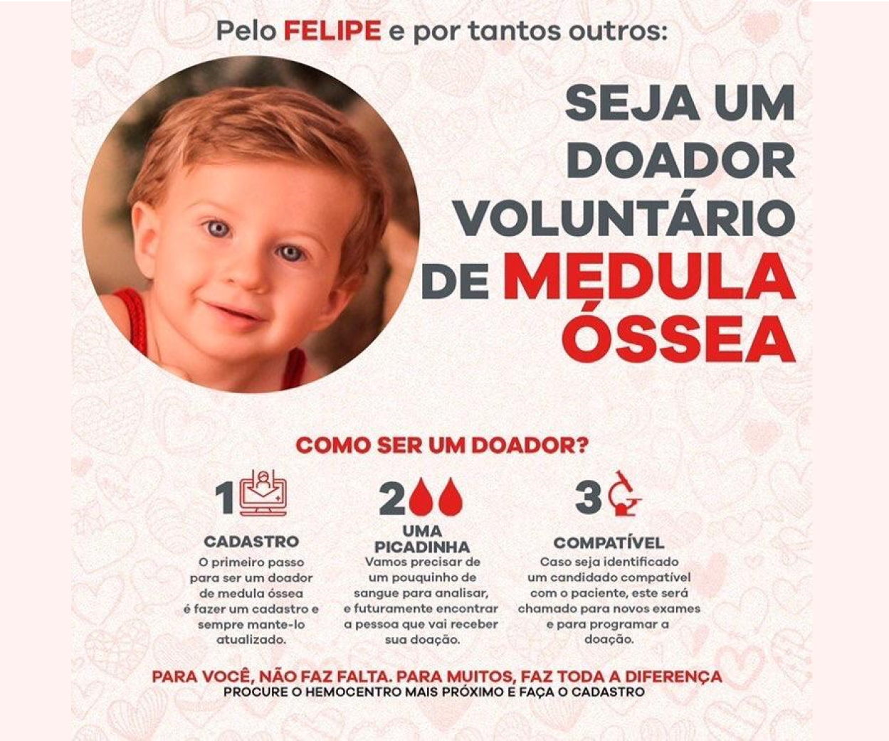 Saiba como ser um doador de medula óssea