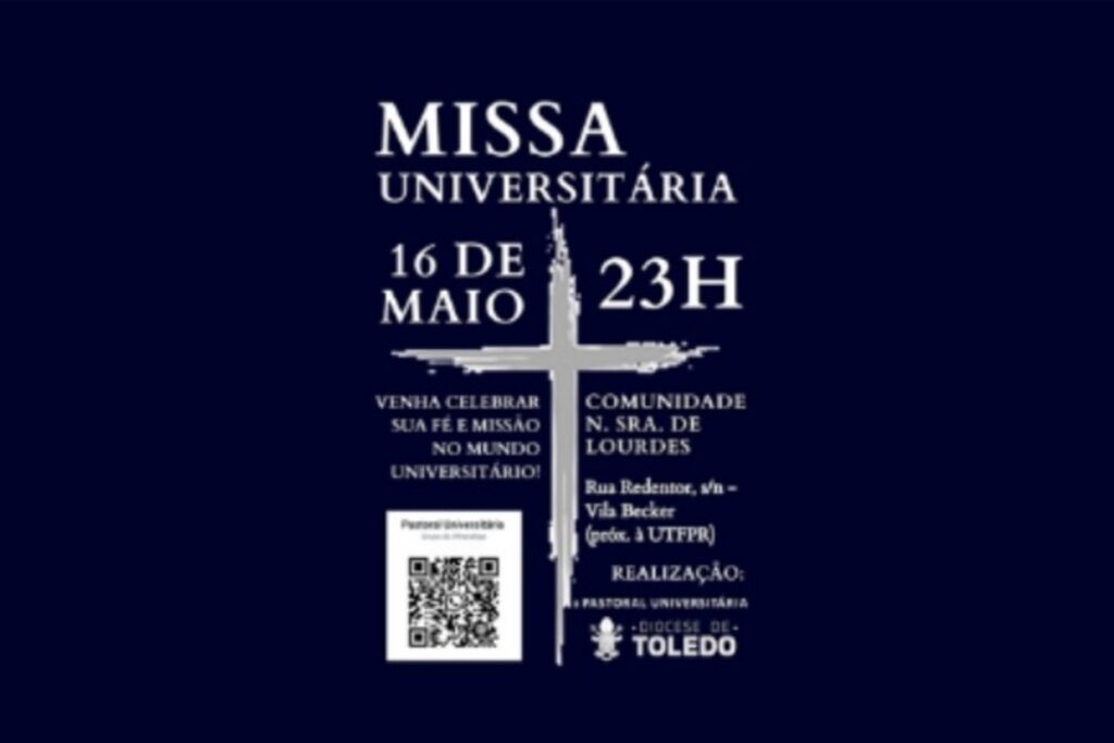 Pastoral Universitária inicia suas atividades em Toledo com Missa nesta terça (16)