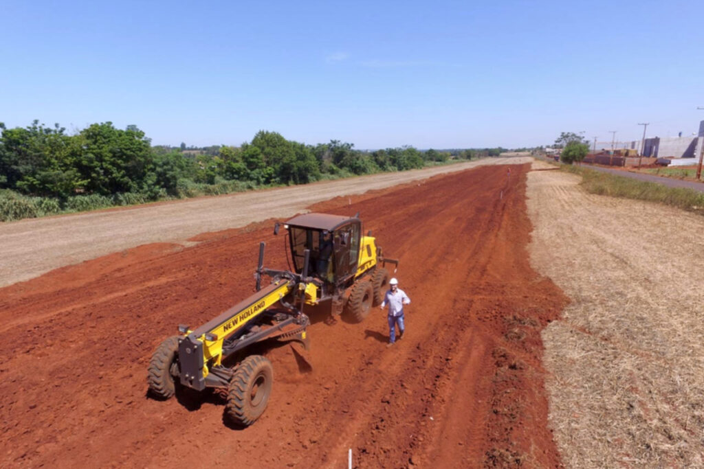 Obras da Perimetral Leste de Foz do Iguaçu já avançam em três pontos do projeto
