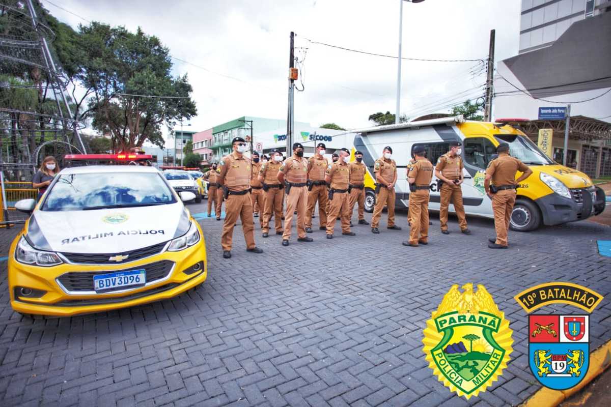 Operação Natal: Polícia Militar reforça presença nas ruas de Toledo