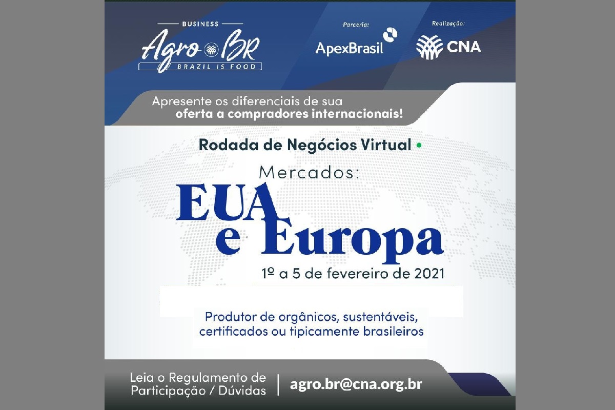 Projeto Agro.Br capacita produtores para rodada de negócios com foco nos EUA e Europa