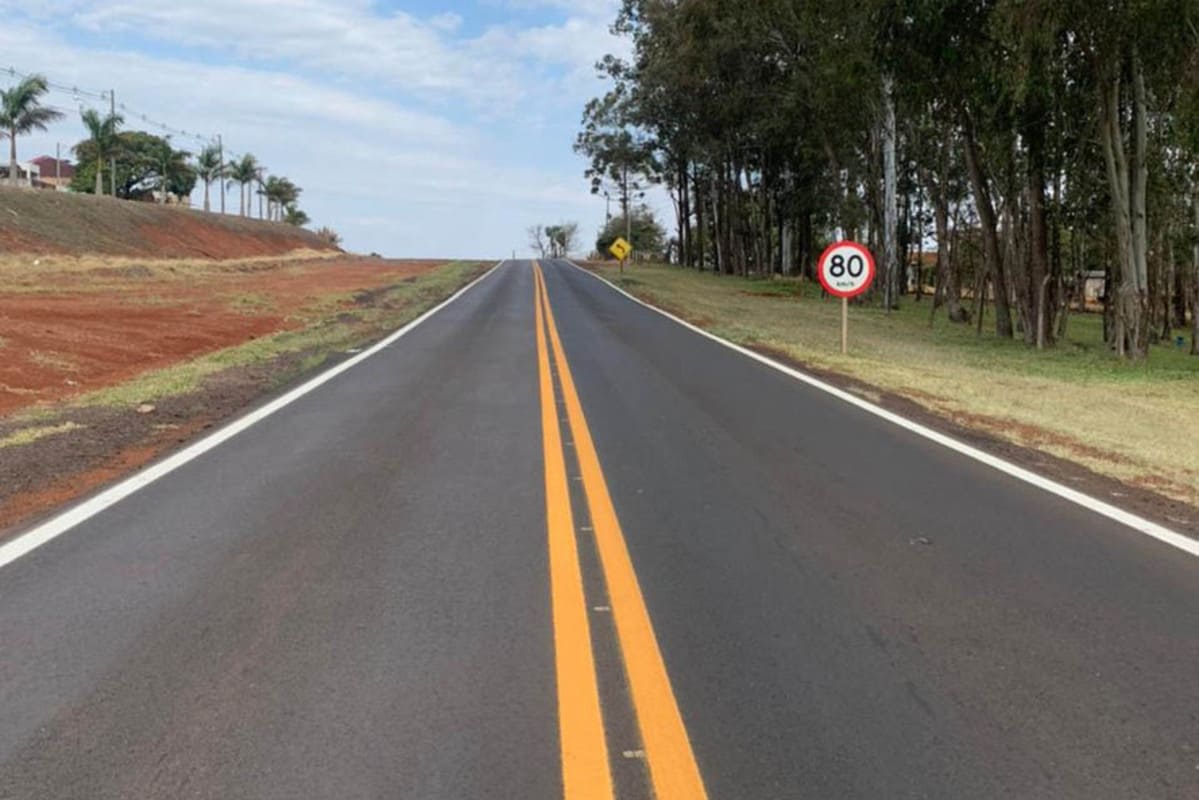 Ligação com rodovias federais em Santa Tereza do Oeste recebe R$ 1,5 milhão em melhorias