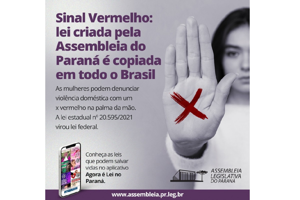 A lei do Sinal Vermelho, criada pela Assembleia Legislativa do Paraná, acaba de virar lei federal