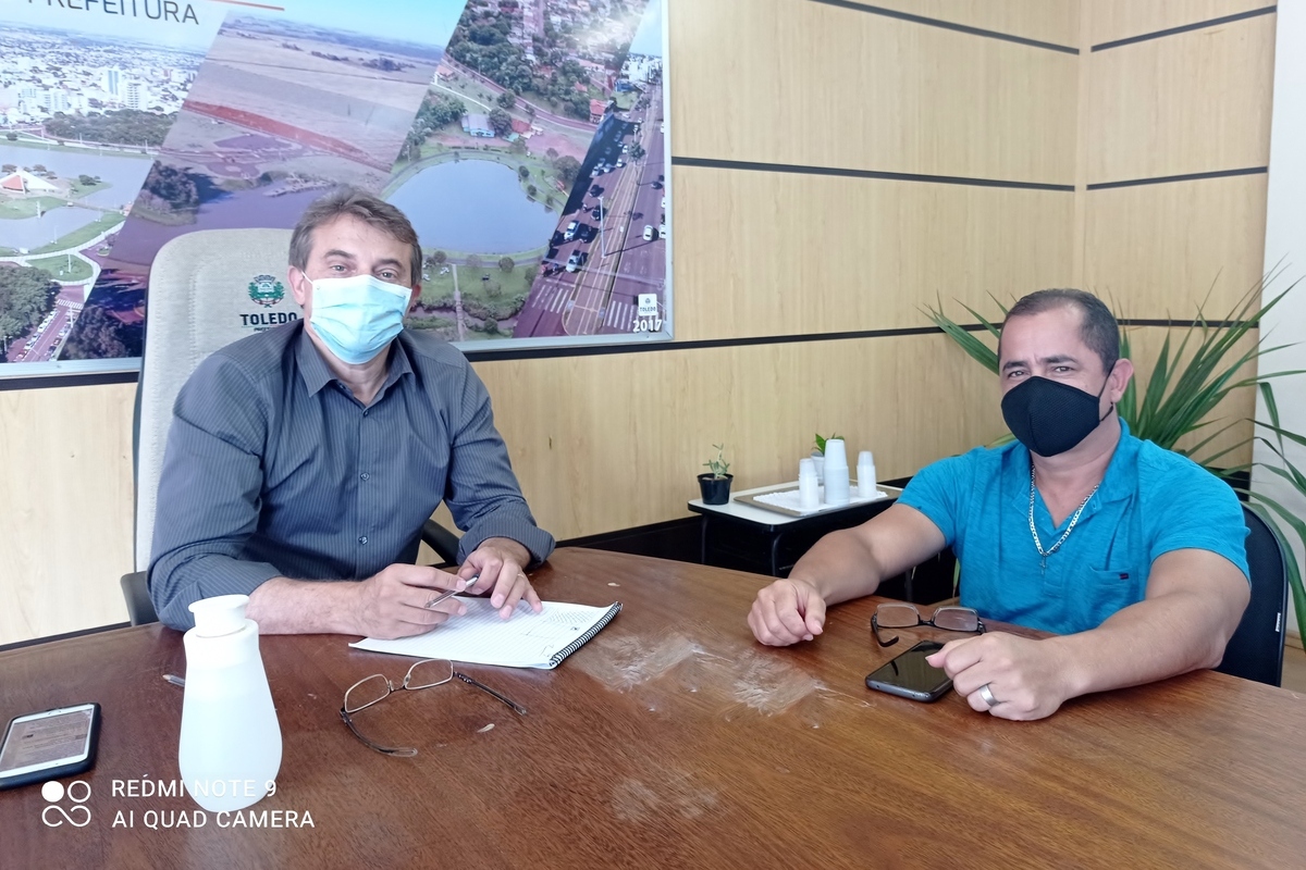 Vereador Chumbinho se reúne com prefeito Beto Lunitti