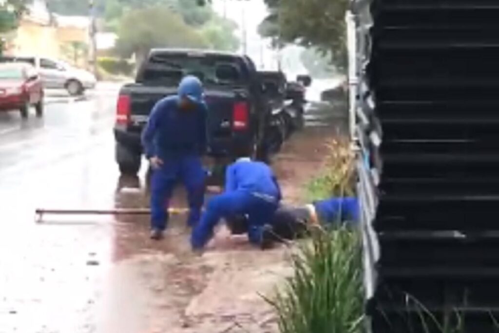 Trabalhador sofre acidente em obra na Vila Industrial