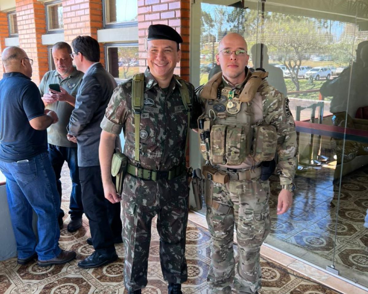 Agente da PF de Guaíra é agraciado com a Medalha do Exército Brasileiro