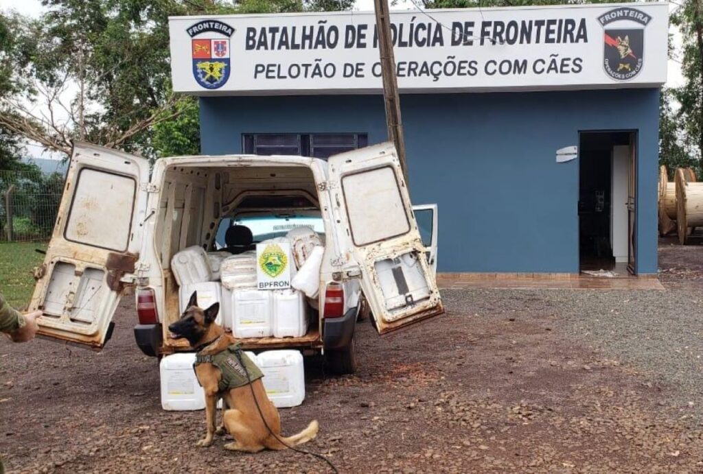 BPFron apreende agrotóxicos contrabandeados em Pato Bragado