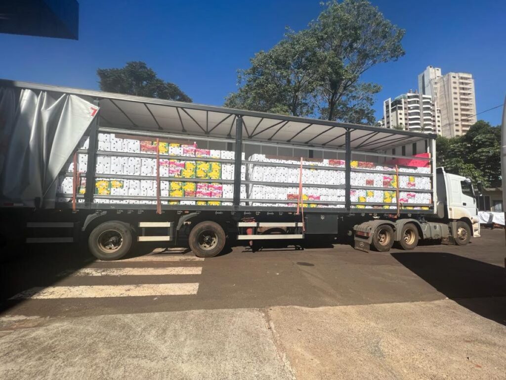 Em Foz, Polícia Federal apreende carreta com 25 toneladas de alho contrabandeado da Argentina