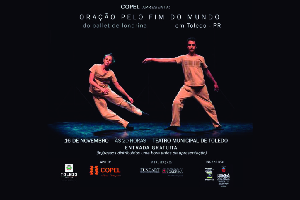 "Oração pelo Fim do Mundo": Ballet de Londrina chega a Toledo
