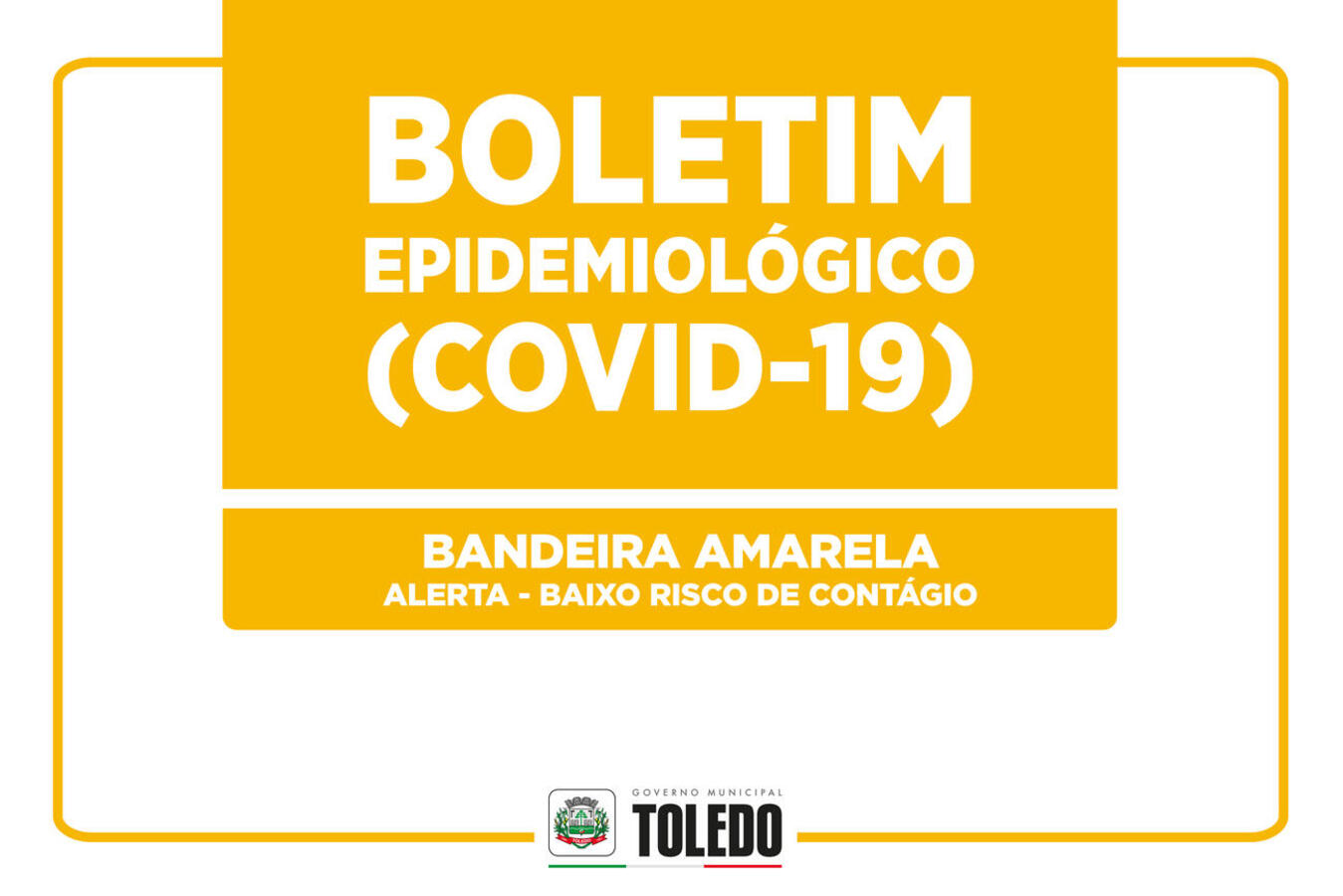 Bandeira amarela: 2023 começa com redução de casos de Covid-19 em Toledo