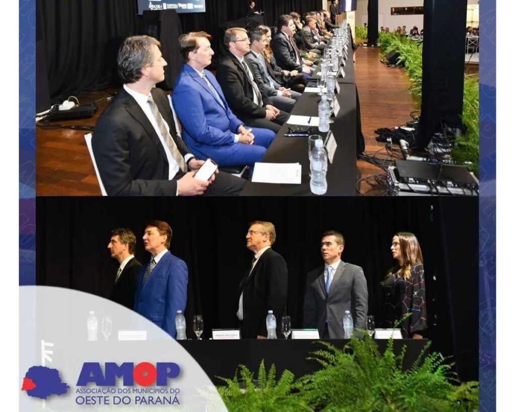 Beto Lunitti representa a Amop na solenidade de posse da Acic