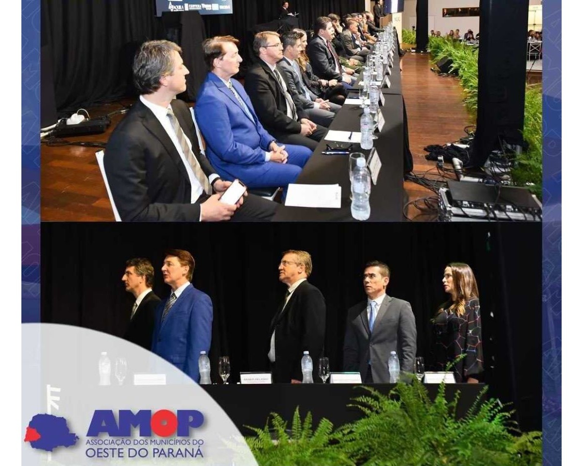 Beto Lunitti representa a Amop na solenidade de posse da Acic