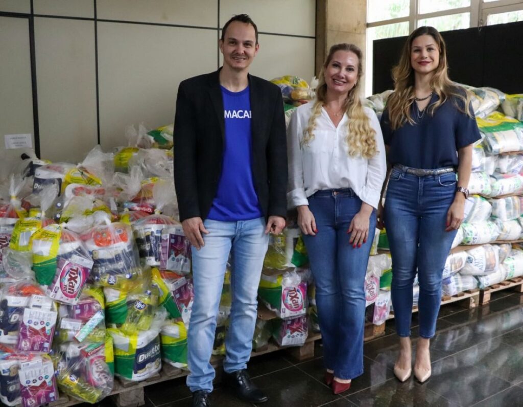 Assistência Social de Marechal Rondon recebe 600 cestas básicas do Fórum Empresarial 2022