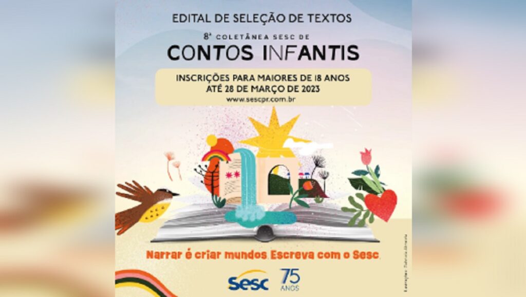 Abertas inscrições para seleção de trabalhos para Coletânea de Contos do Sesc PR