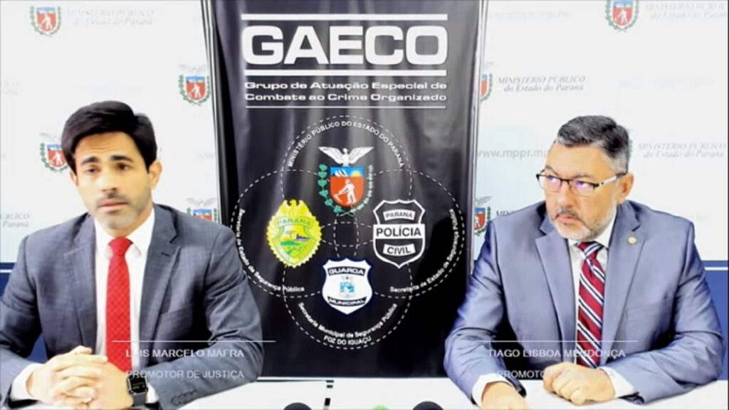 Coletiva do MP à imprensa sobre o caso do assassinato do guarda municipal em Foz do Iguaçu