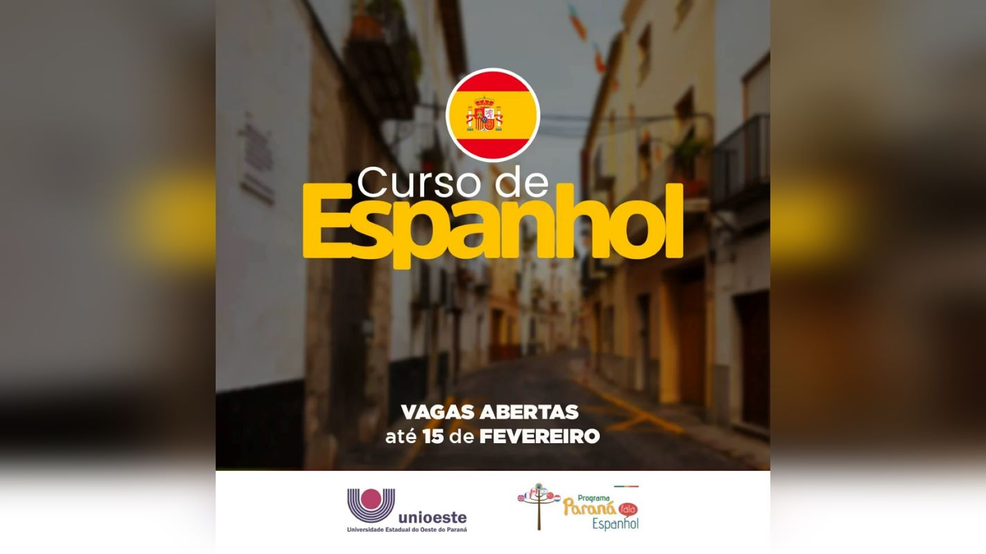 Com vagas para a comunidade acadêmica, em Toledo e Cascavel, Unioeste abre inscrições para para turmas do Paraná Fala Espanhol