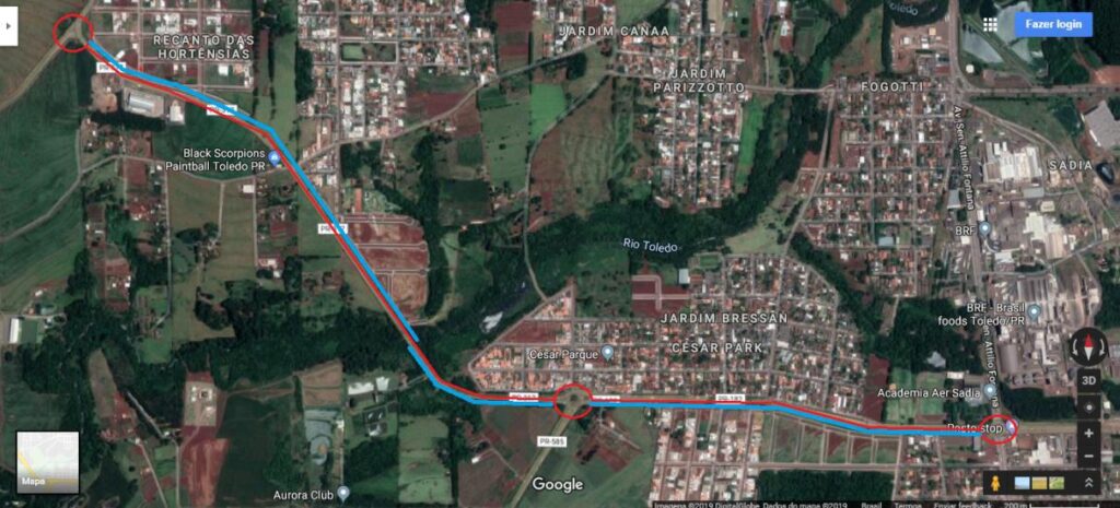 Duplicação da PR 317, entre o trevo para Ouro Verde e a BRF