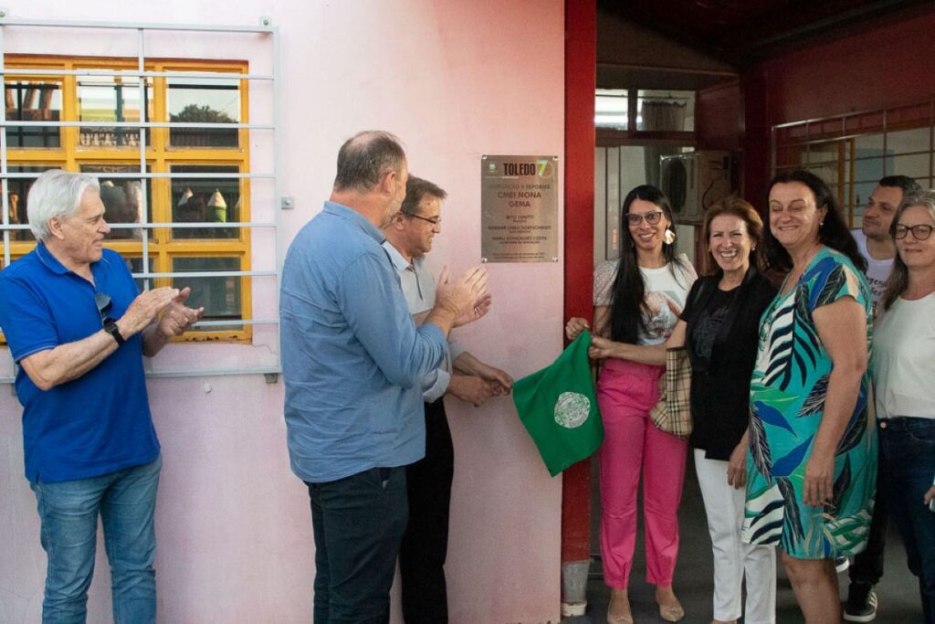 Administração municipal de Toledo entrega reforma do CMEI Nona Gema