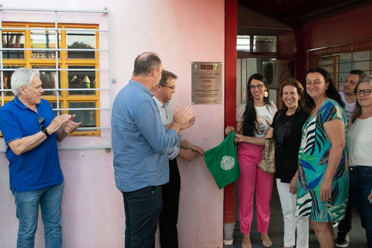 Administração municipal de Toledo entrega reforma do CMEI Nona Gema