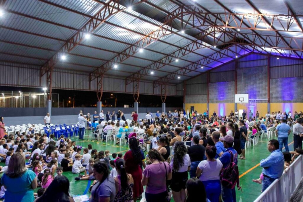 Em Toledo, comunidade celebra inauguração do novo prédio da Escola Alberto Santos Dumont