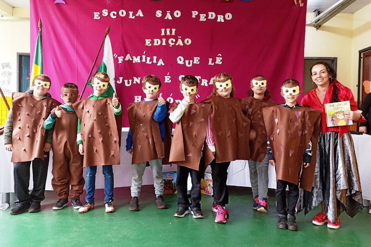 Escola São Pedro, em Cerro da Lola, promove mais uma edição de projeto de incentivo à leitura