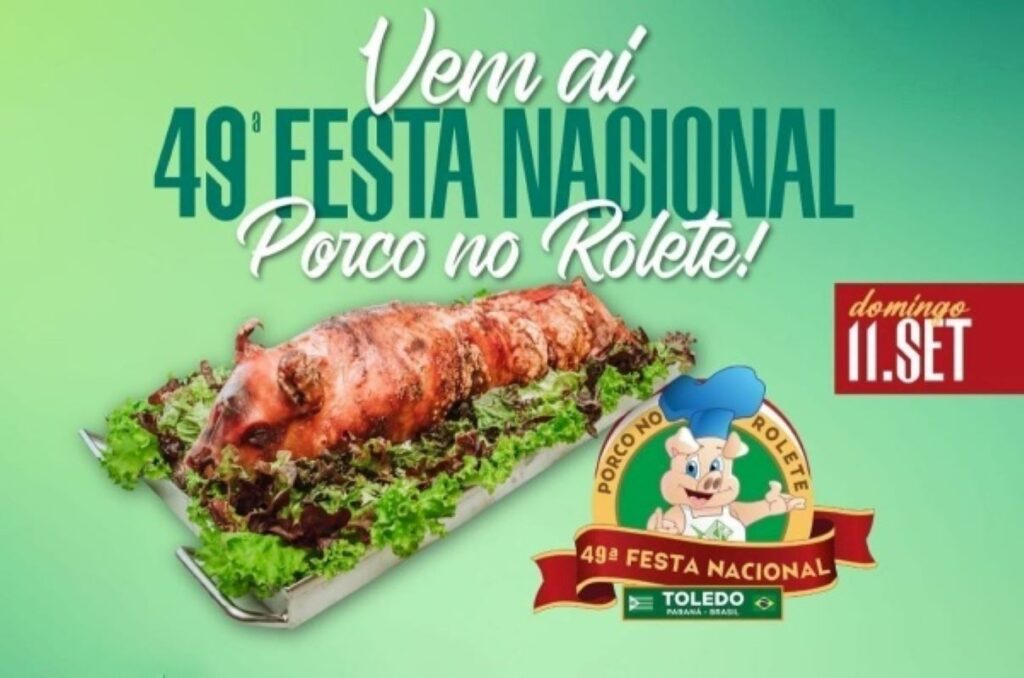 Saiba quanto custará para participar da 49ª Festa do Porco Assado no Rolete