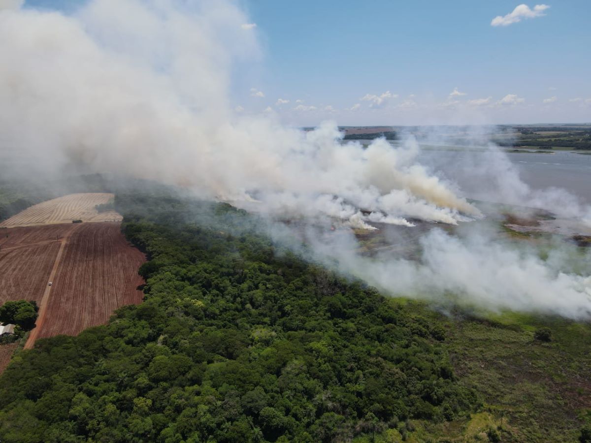 Em menos de dois meses, Itaipu já atendeu seis ocorrências de incêndio florestal