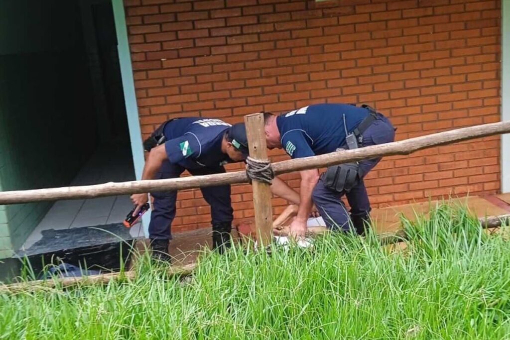 Guarda Municipal de Toledo prende ladrão que estava armado no Parque das Águas; criminoso ameaçou funcionária do local