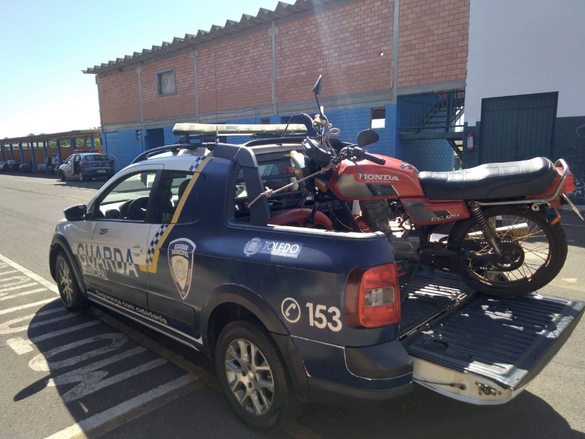 Moto furtada na Vila Industrial é recuperada horas depois pela Guarda Municipal