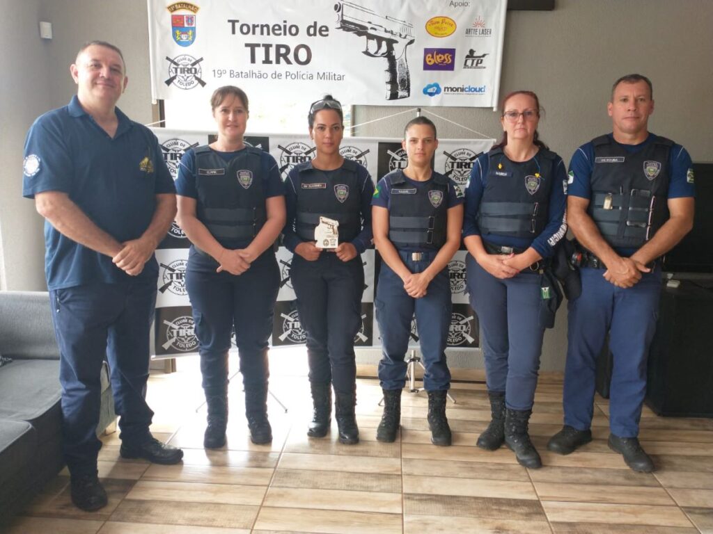 Guarda Municipal enaltece a participação de suas agentes e a premiação da GM Claudinéia no 1º Torneio de Tiro de Toledo