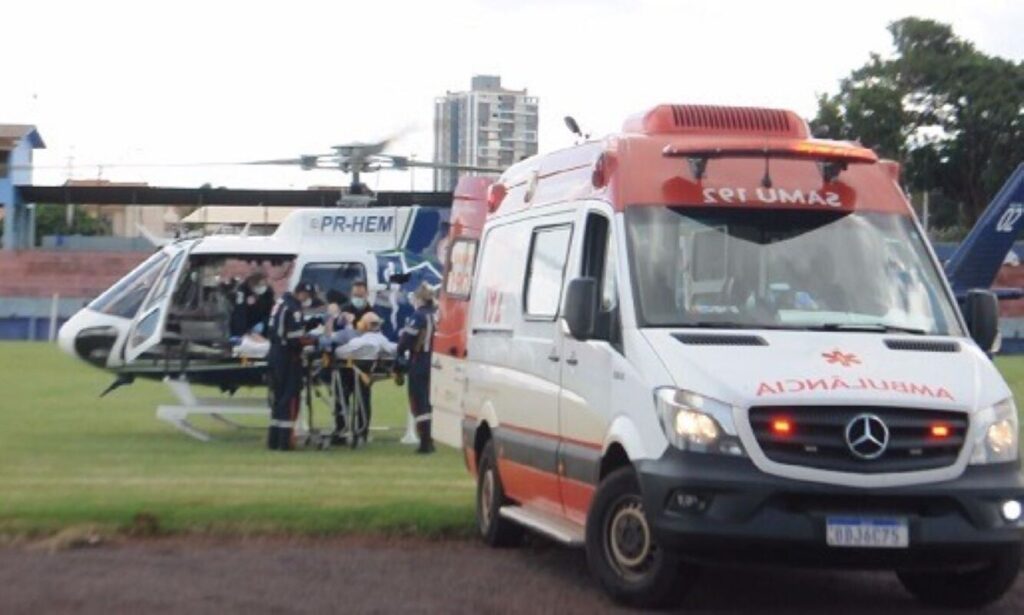 Aeromédico transporta idoso vítima de infarto, de Assis a Cascavel