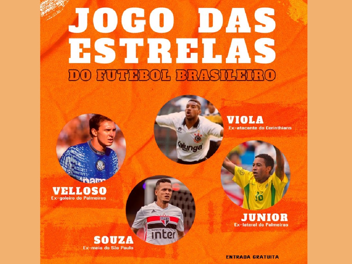 Jogo das Estrelas acontece neste sábado (6), em Maripá