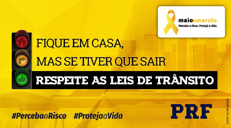 Governo lança a campanha de trânsito Maio Amarelo digital