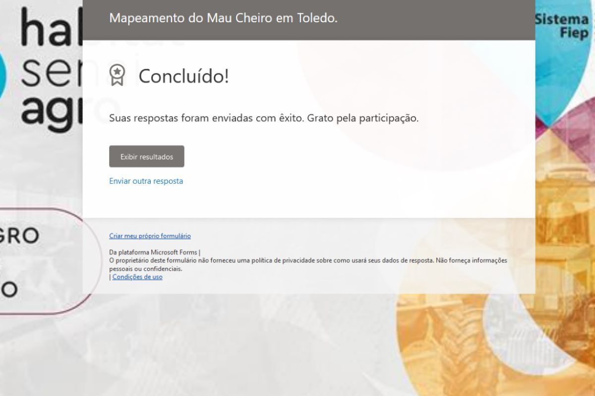 Mapeamento do mau cheiro em Toledo