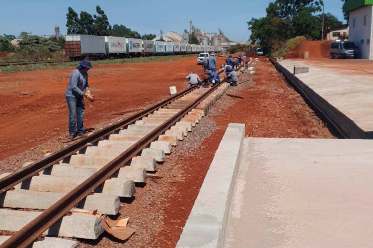 Ampliação do terminal da Ferroeste dobrará envio de contêineres pela estrada de ferro