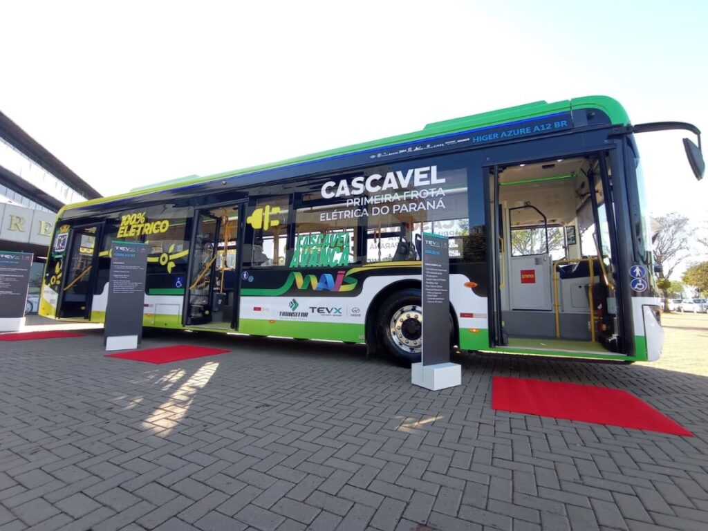 Pioneirismo: Cascavel é o primeiro município do Brasil a comprar ônibus elétricos