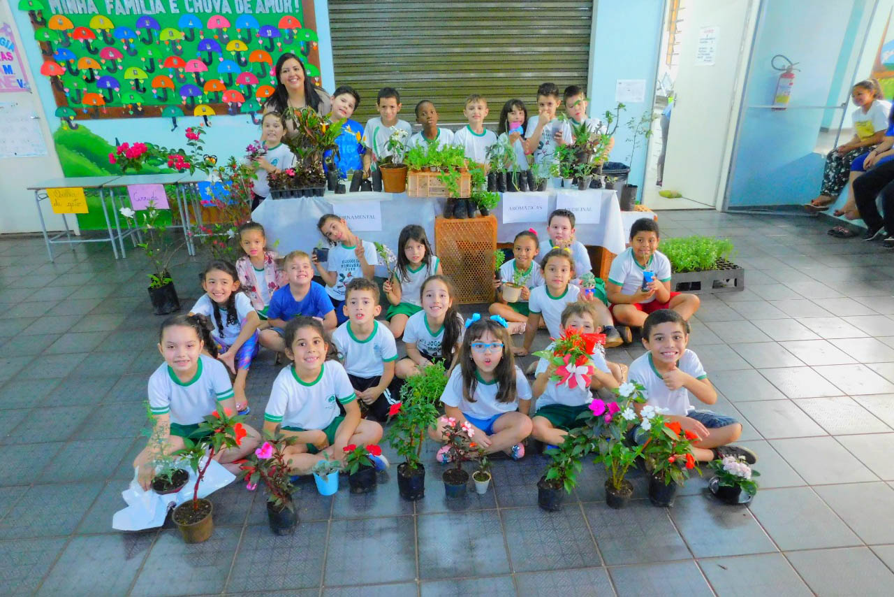 Escola Ecológica ganhou espaço revitalizado pelo Florir Toledo