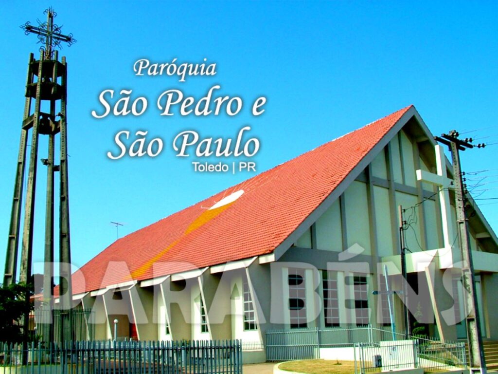 Em Toledo, Paróquia São Pedro e São Paulo celebra o 46º aniversário