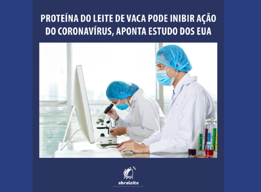 Proteína do leite de vaca pode inibir ação do coronavírus, aponta estudo dos EUA